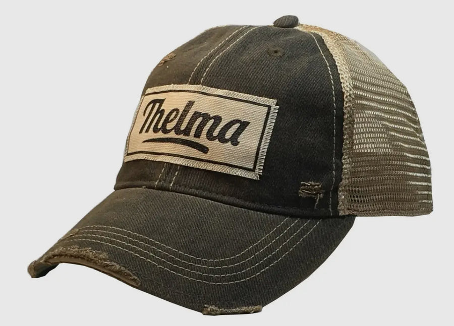 Thelma Distressed Trucker Hat