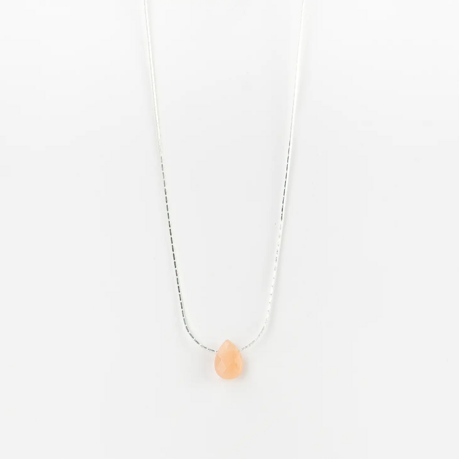 Samudra Pink Stone Necklace