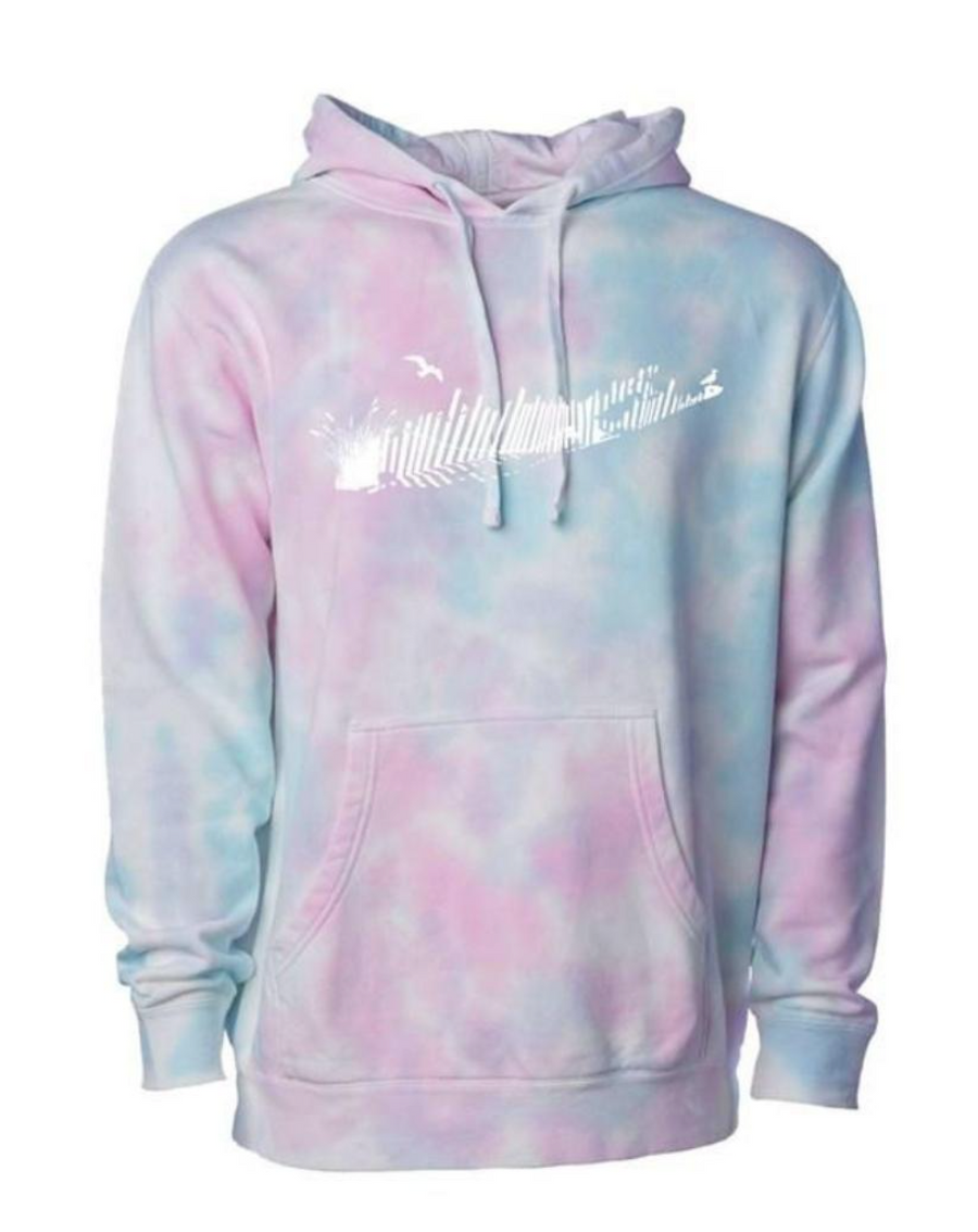 Cotton Candy Snow Fence Hoodie