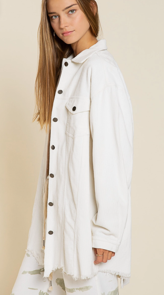 White Corduroy Jacket