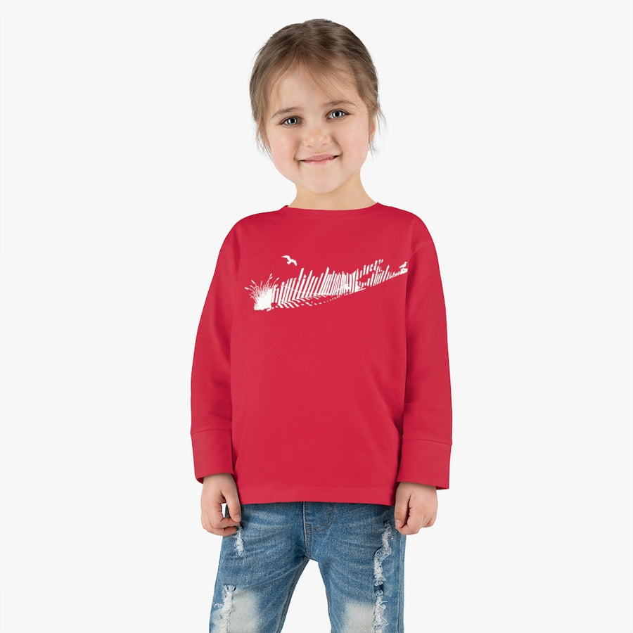 Toddler Long Sleeve Snow Fence Tee
