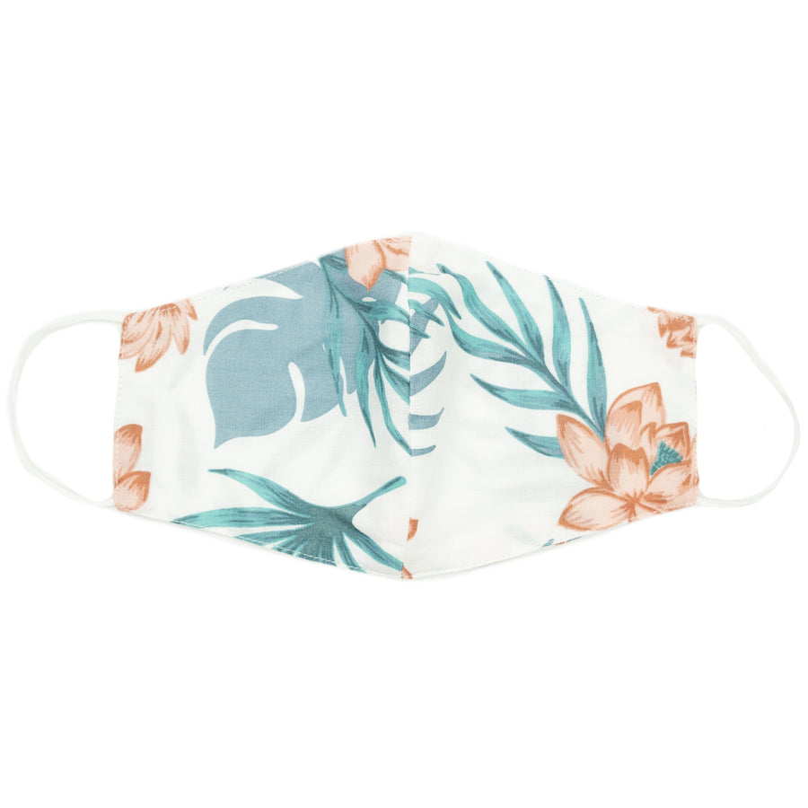Tropical Print Face Mask