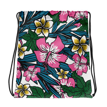 Floral Drawstring bag