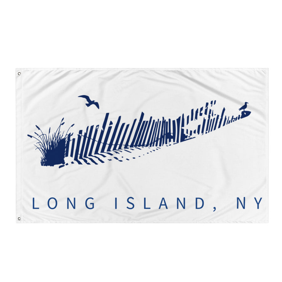 Long Island Snow Fence Flag