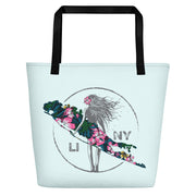 Surf's Up Polyester Beach Bag