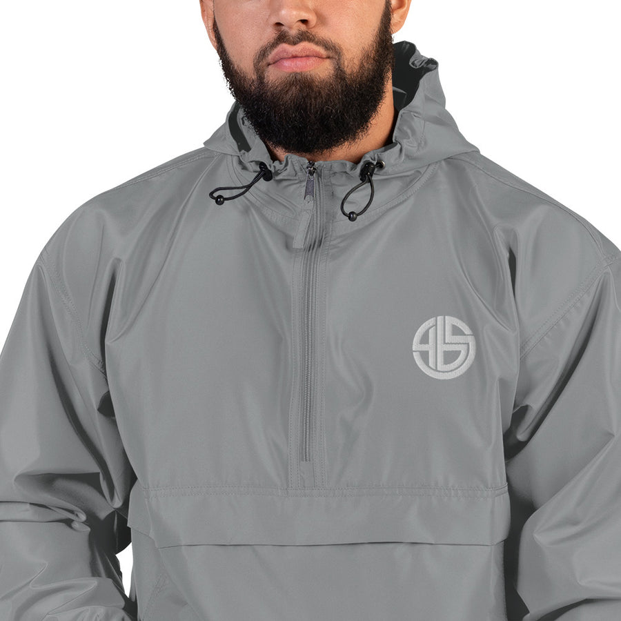 4BS Mens Logo Embroidered Champion Packable Jacket