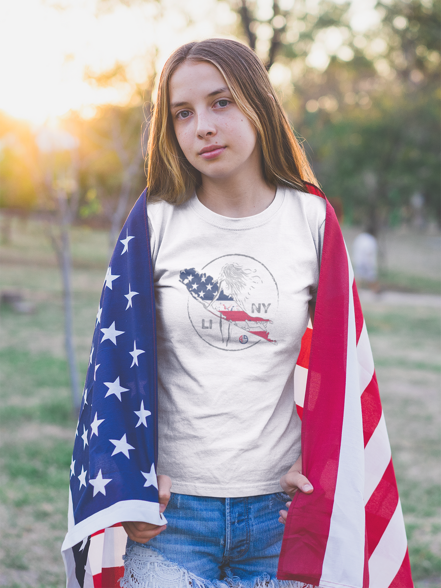 American Flag - Surf's Up Long Sleeve