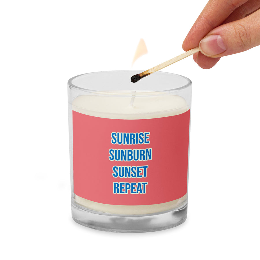 Sunrise, Sunburn, Sunsets, Repeat Candle
