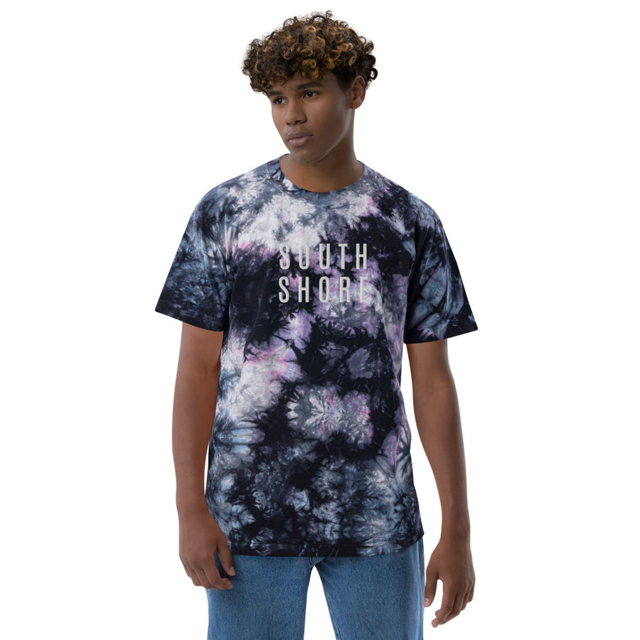 SOUTH SHORE Oversized tie-dye t-shirt