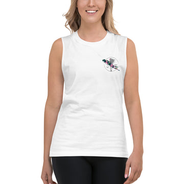 Ladies Tank Top with Surf's Up Design