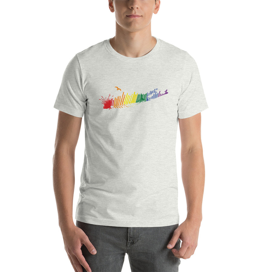 Unisex Pride Snow Fence T-shirt