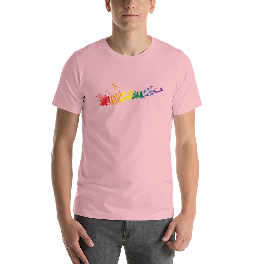 Unisex Pride Snow Fence T-shirt