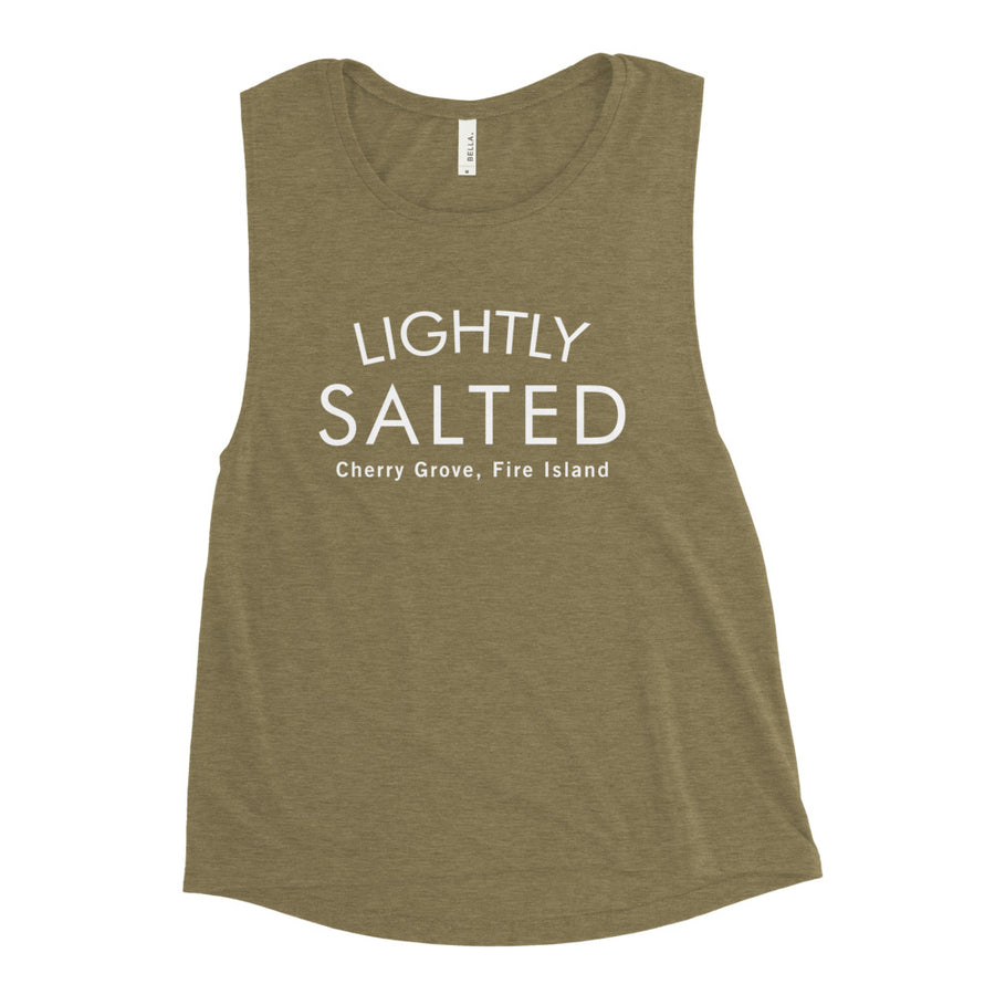 Lightly Salted, Cherry Grove, Ladies’ Muscle Tank