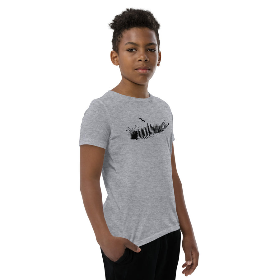 Unisex Youth Short Sleeve Snow Fence T-Shirt