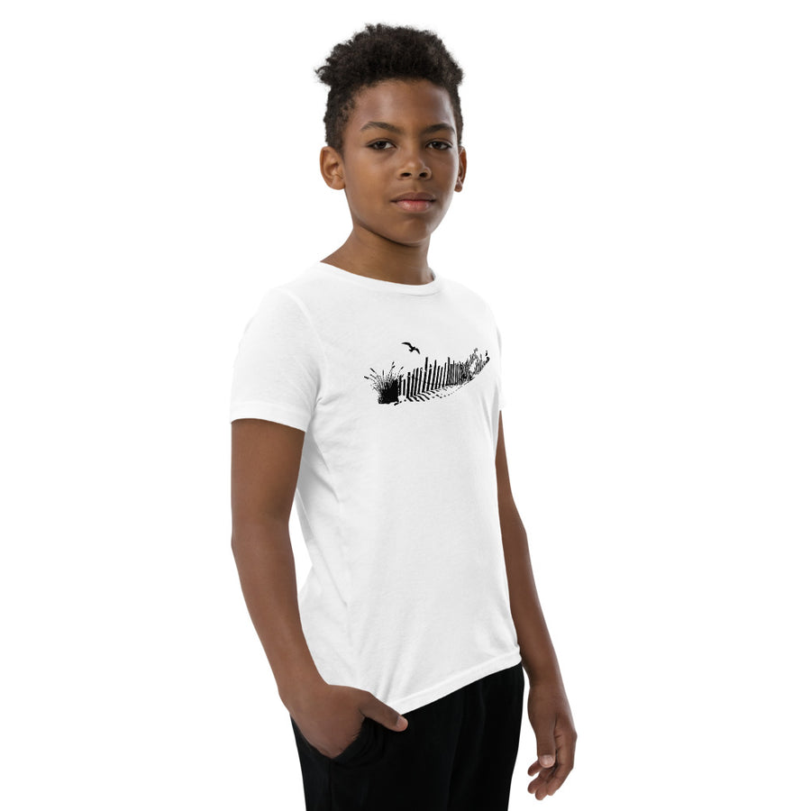 Unisex Youth Short Sleeve Snow Fence T-Shirt